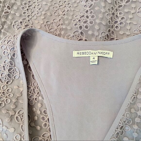 2 for $30 REBECCA MINKOFF Purple Lace “Mum” Dress - Picture 7 of 8